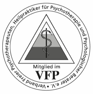Siegel: Mitglied im VFP, Verband Freier Psychotherapeuten